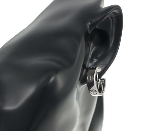 Cartier 18KT White Gold Love Earrings