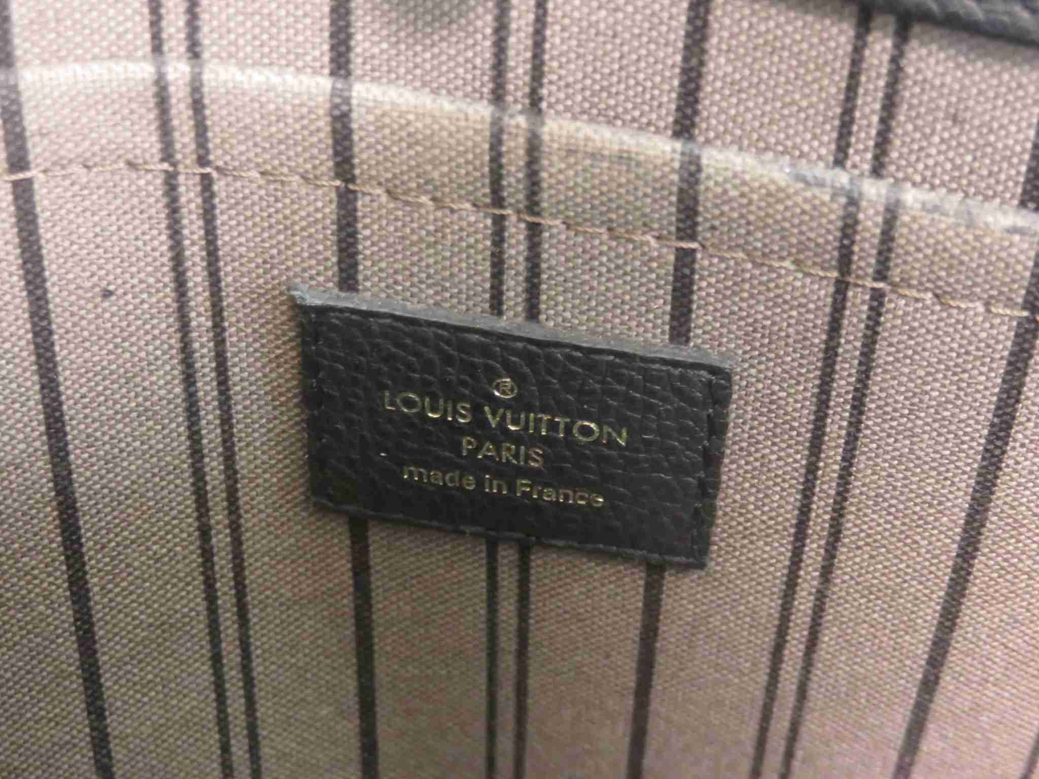 Louis Vuitton Black Empriente Monogram Montaigne Handbag