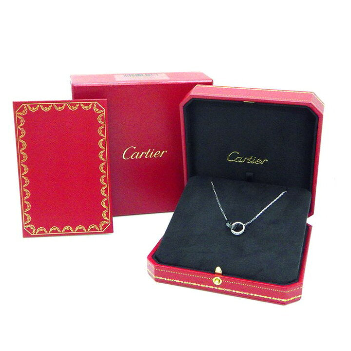 Cartier Baby Love Diamond Ceramic Ring Necklace
