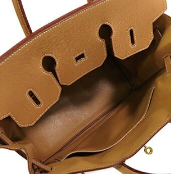 Hermès Birkin 32 Golden Brown Togo Leather Bag