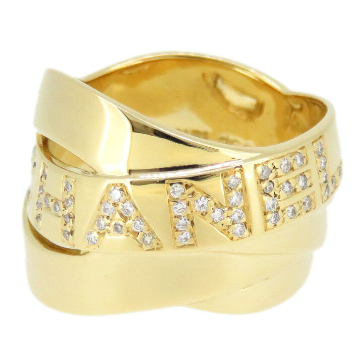 CHANEL Buldoc Diamond & 18Kt Yellow Gold Ring