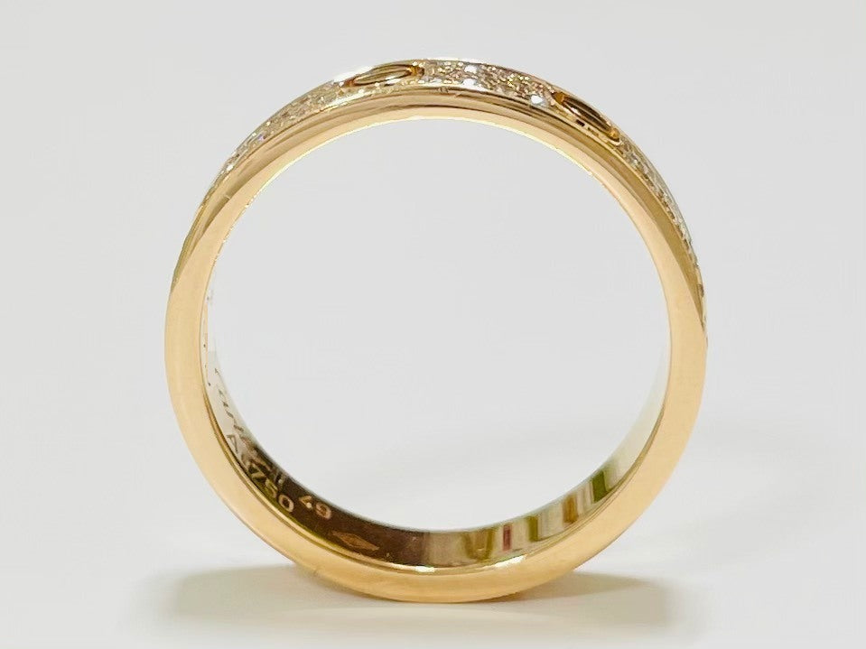 Cartier Diamond-Paved Wedding Love Ring, Size #49