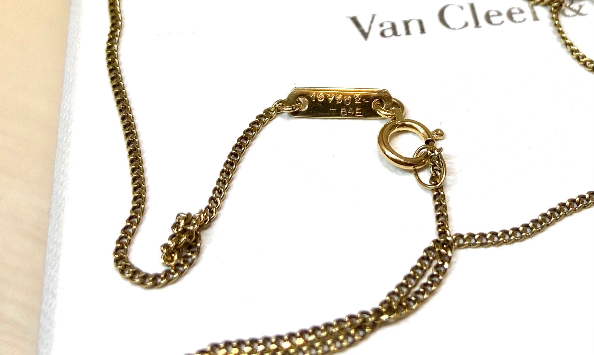 Van Cleef & Arpels Diamond Puffy Heart 18KT Yellow Gold Necklace