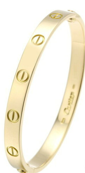 Cartier 18KT Yellow Gold Love Bracelet Size #16