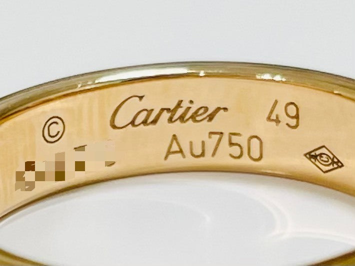 Cartier Diamond-Paved Wedding Love Ring, Size #49