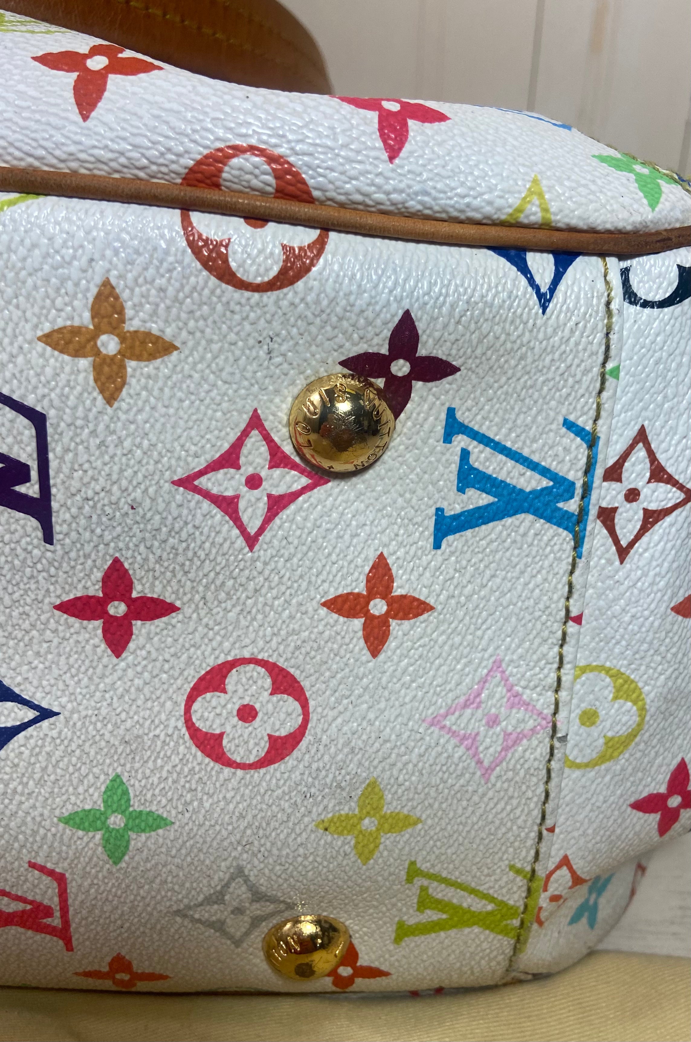 Louis Vuitton Murakami Multicolor Monogram Canvas Greeta Handbag