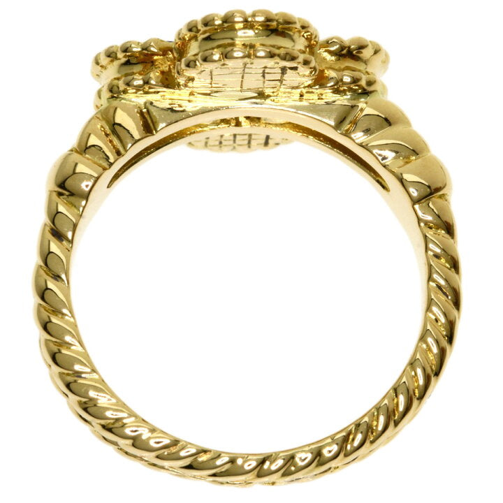 Van Cleef & Arpels Lapis Lazuli Vintage Alhambra 18KT Yellow Gold Ring