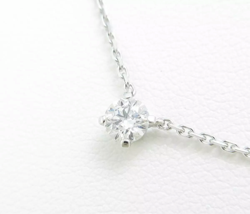 Cartier C de Cartier Diamond 18KT White Gold Necklace