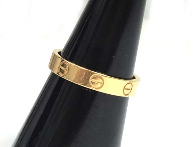 Cartier Mini Wedding Love Ring 18KT Yellow Gold #54/ 7