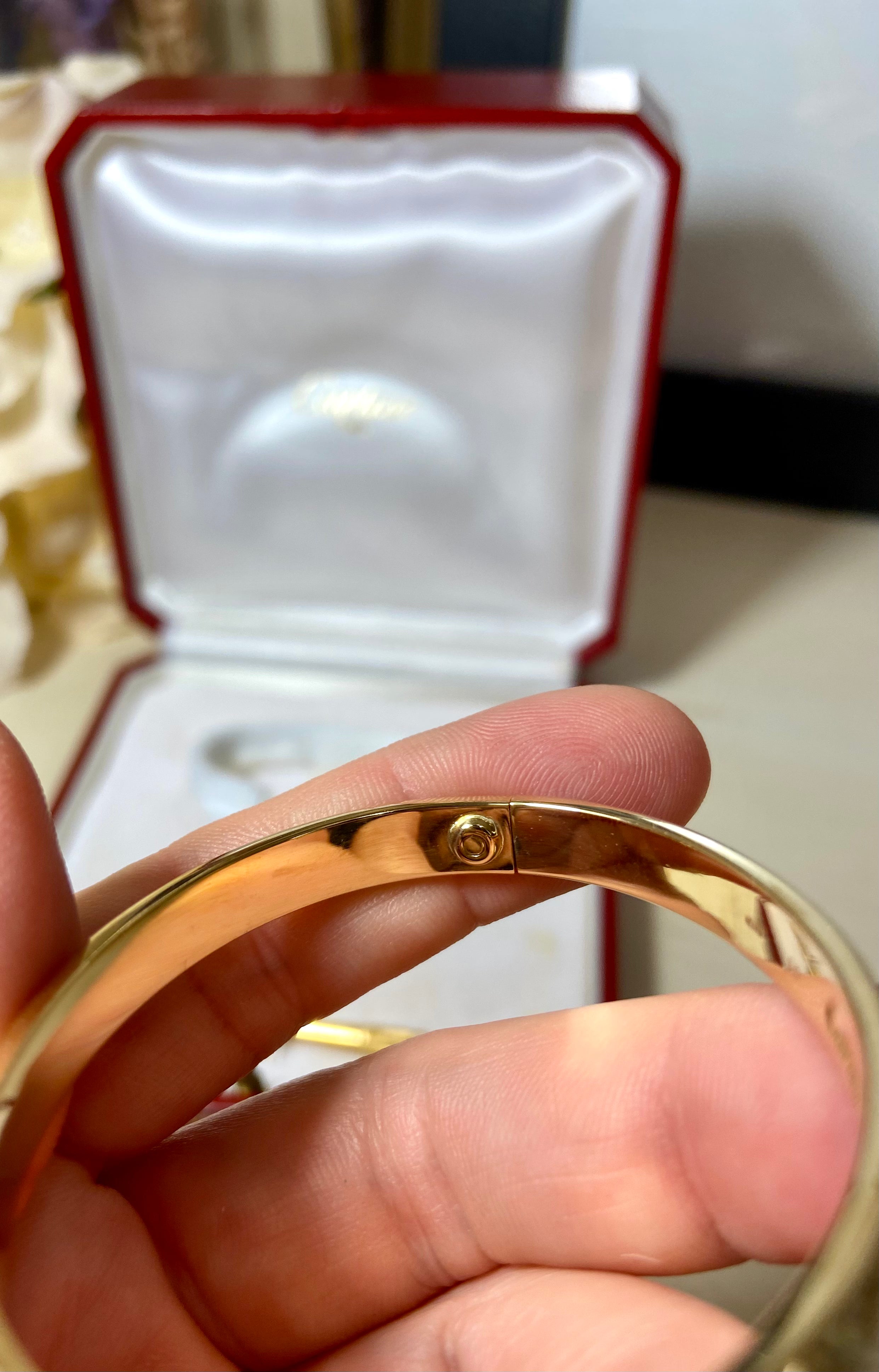Cartier 18KT Yellow Gold Love Bracelet Size 16
