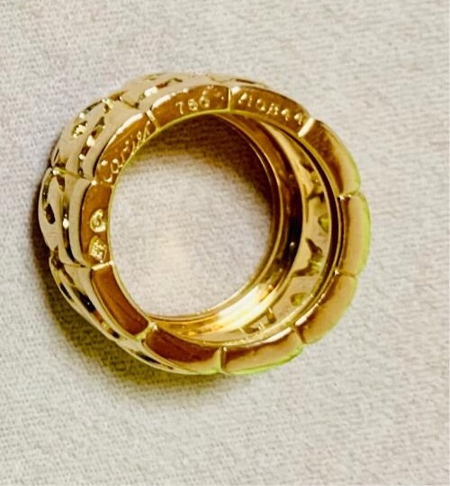Cartier LM C Entrelaces 18KT Yellow Gold Ring, Size 5.25