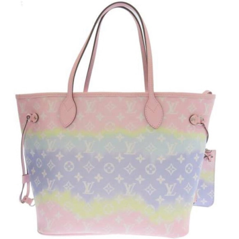 Louis Vuitton MM Pastel Pink Tie Dye Escale Neverfull Bag