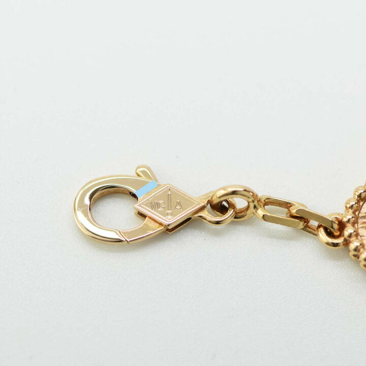 Van Cleef & Arpels Rose Gold Vintage Alhambra 5-Motif Bracelet