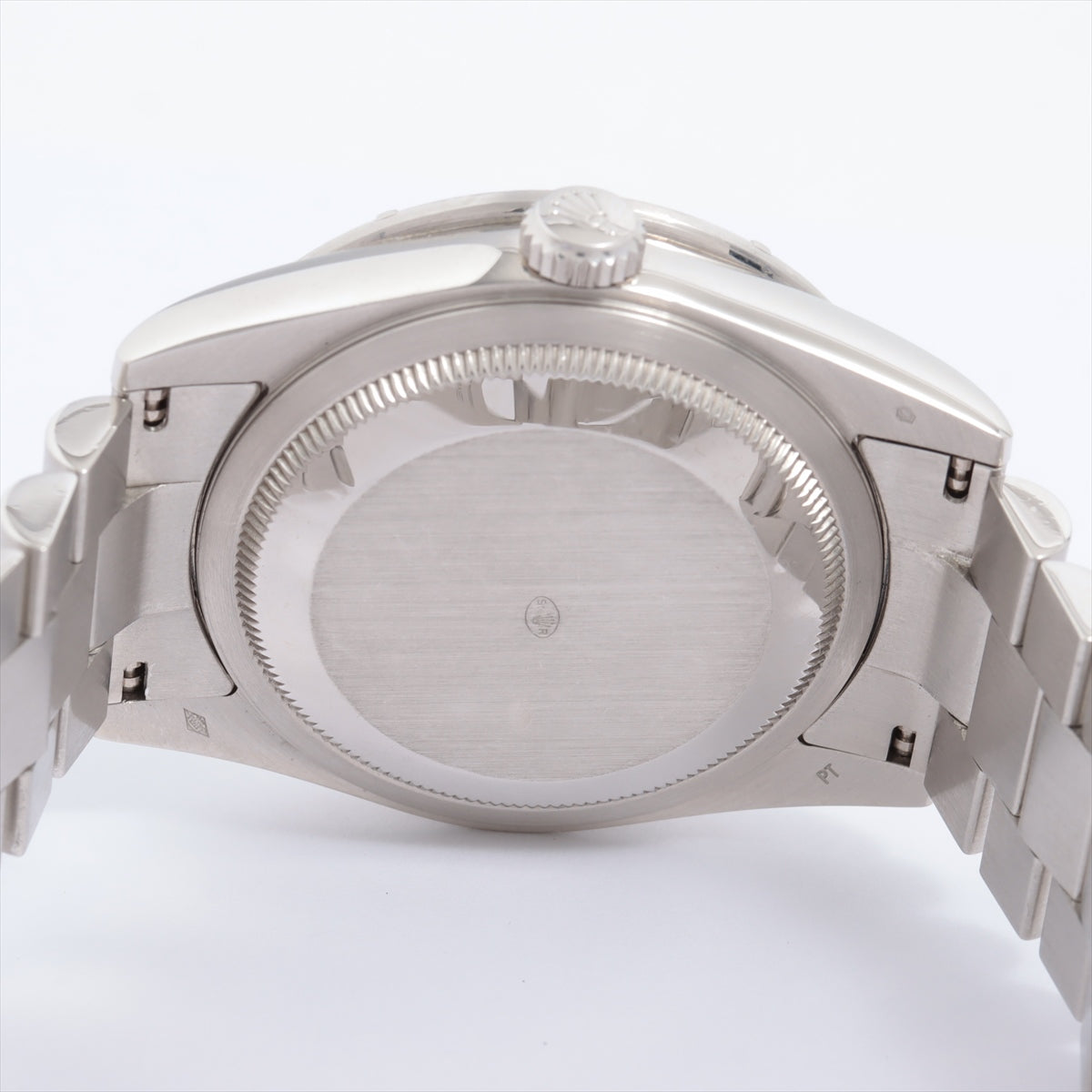 Rolex Platinum Pt950 Diamond Baguette Day Date 43mm Watch