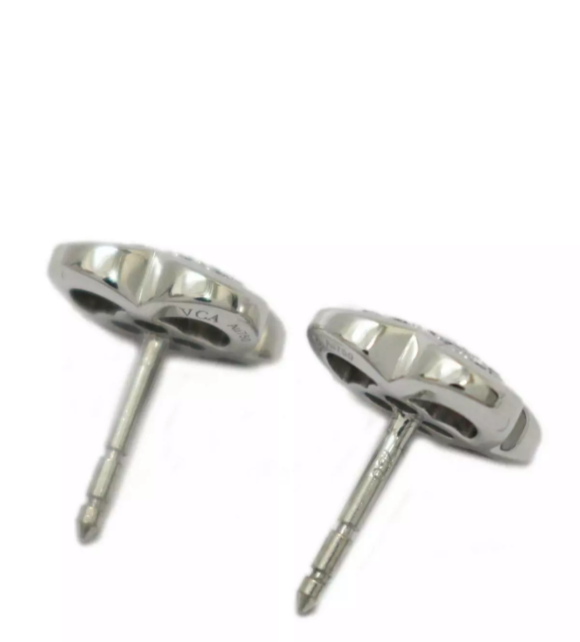 Van Cleef & Arpels Pure Diamond Alhambra Pierces Earrings