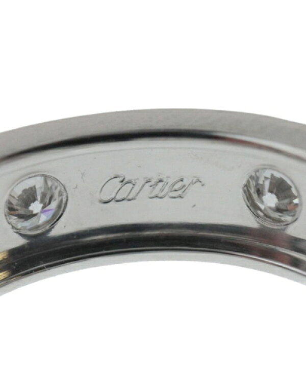 Cartier 6P Diamond 18KT White Gold Love Earrings