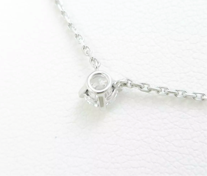 Cartier C de Cartier Diamond 18KT White Gold Necklace