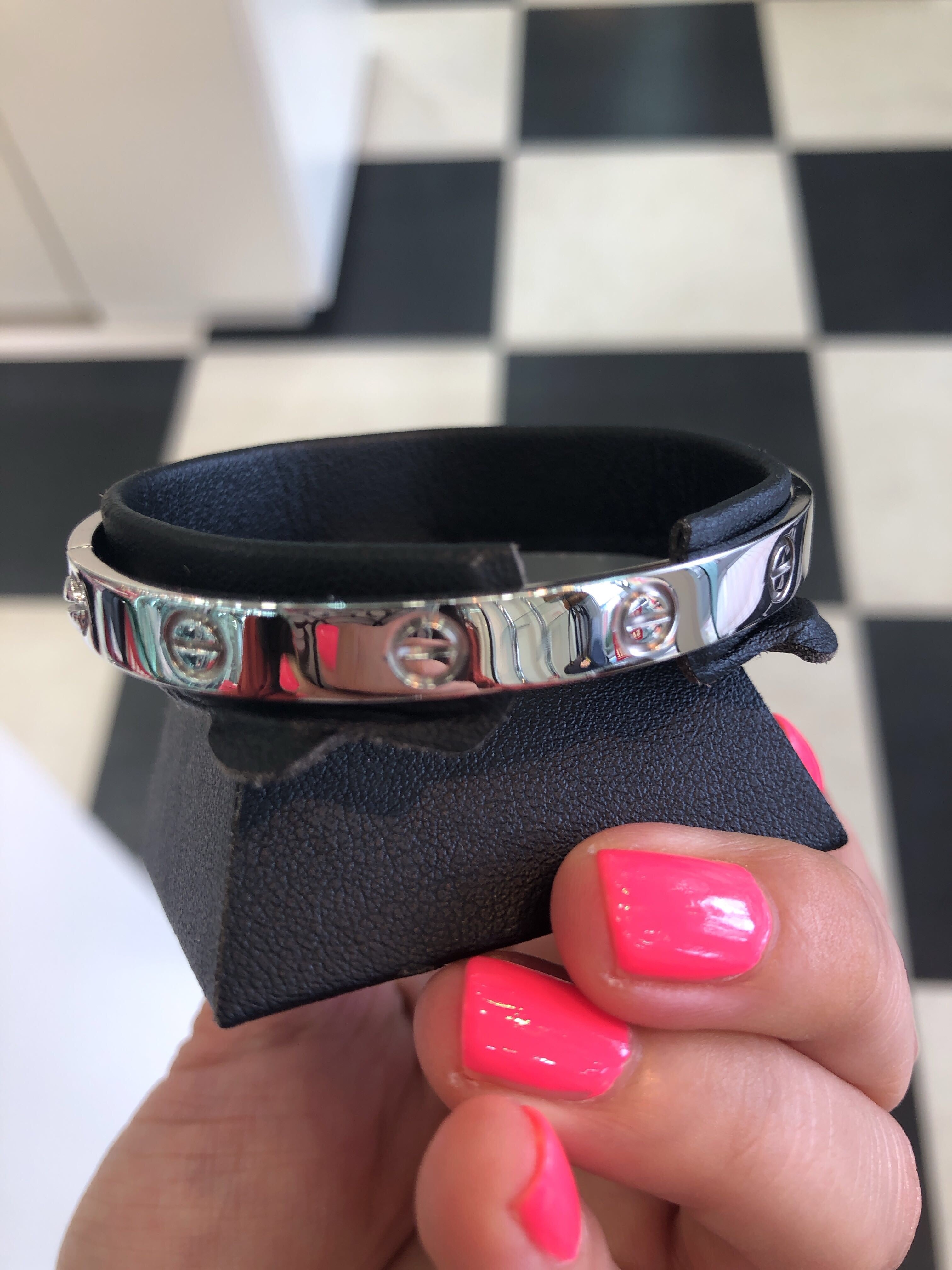 Cartier 18KT White Gold Love Bracelet Bangle #17