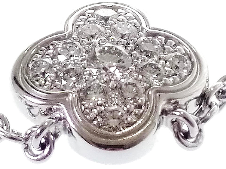 Van Cleef & Arpels Diamond Pure Alhambra Gold Necklace