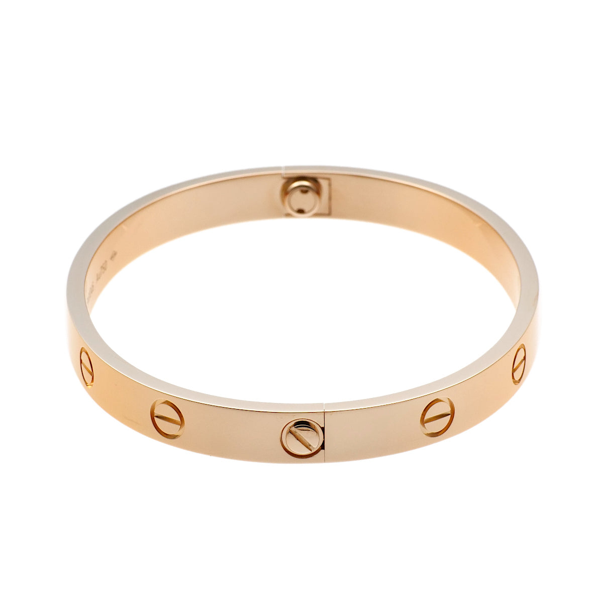 Cartier 18KT Rose Gold Love Bracelet Size 17