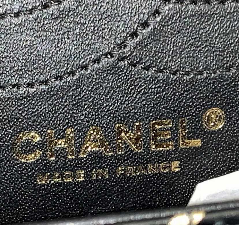 CHANEL Gold Graffiti Crocodile Embossed Mini 2.55 Reissue Classic Flap Bag