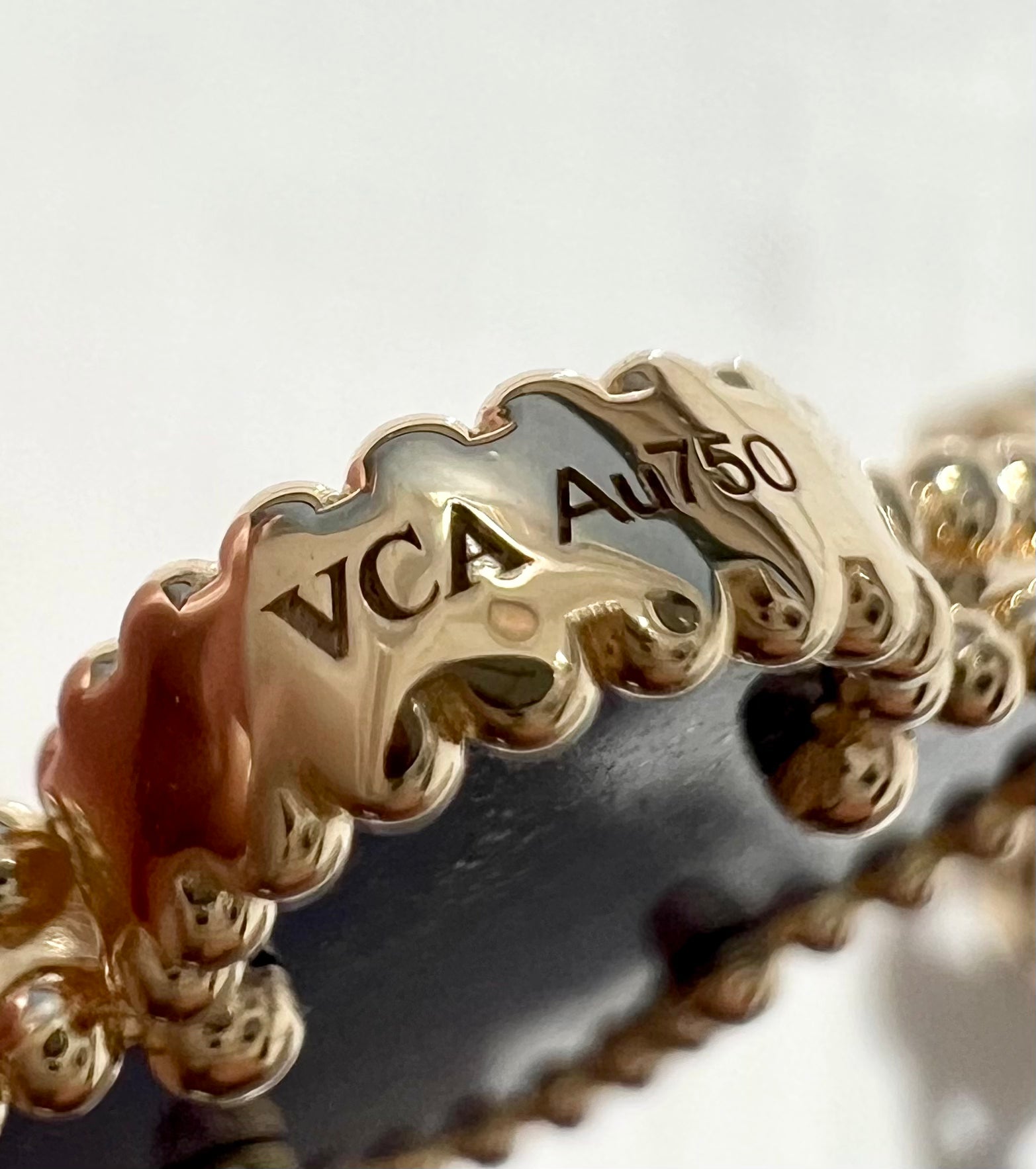 Rare Van Cleef & Arpels Lapis Lazuli Vintage Alhambra Bracelet