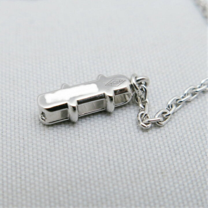 Cartier 2C de Cartier Heart Diamond 18KT White Gold Necklace