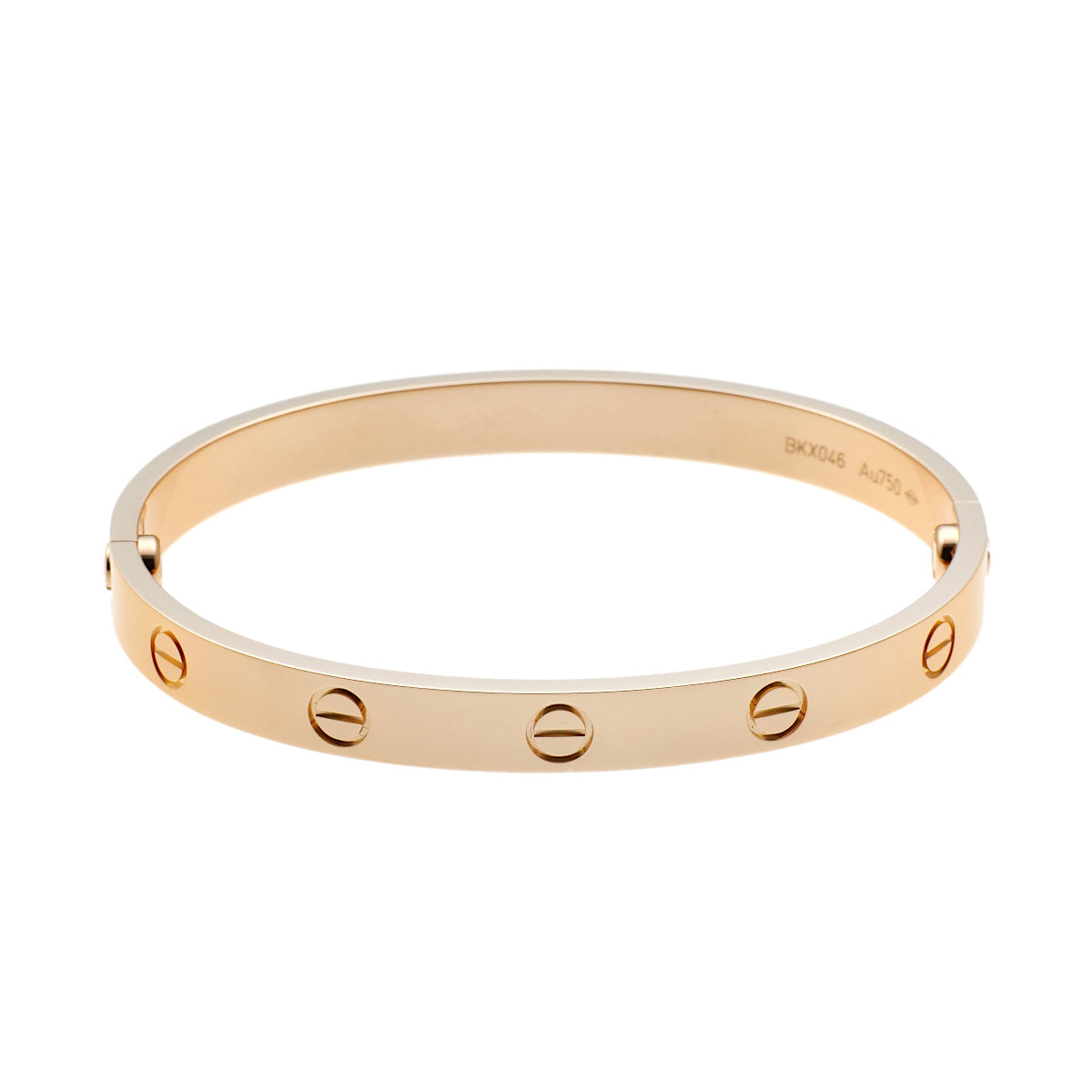 Cartier 18KT Rose Gold Love Bracelet Size 17
