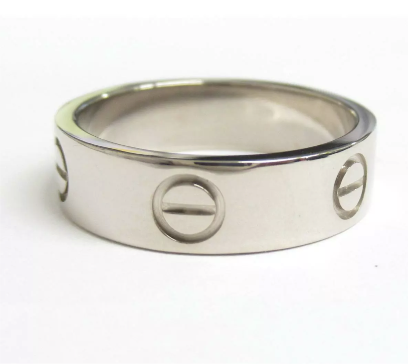 Cartier Love ring 18KT White Gold Size 55/ US 7