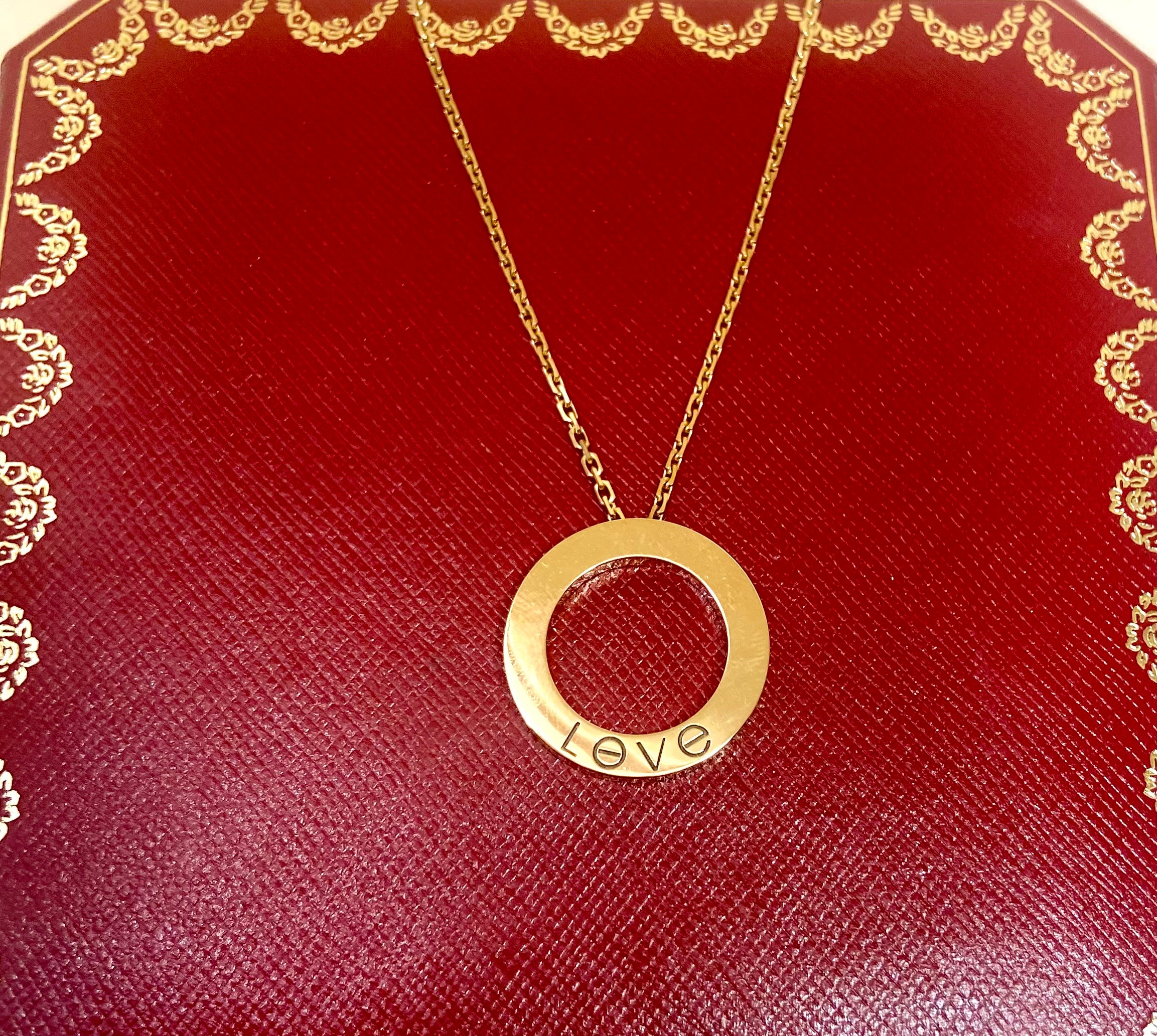 Cartier 18Kt Yellow Gold Love Necklace