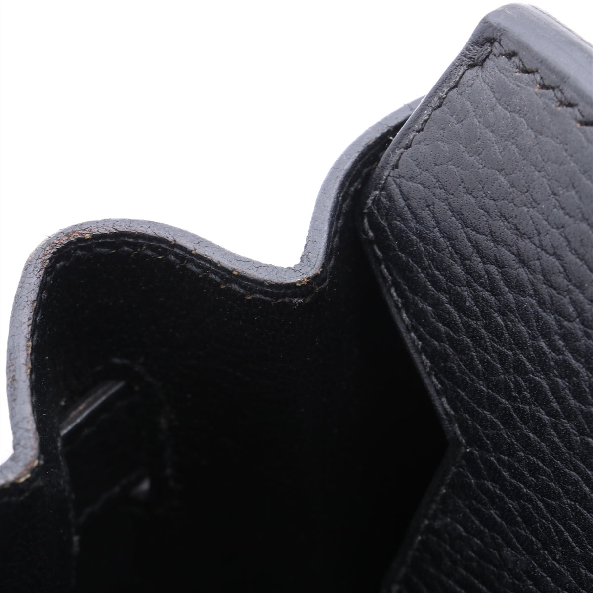 Hermès Birkin 30 Black Pebbled Leather Gold Harware