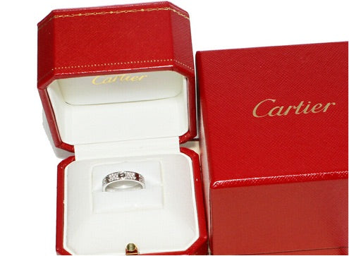 Cartier Diamond Paved 18KT White Gold Wedding Love Ring