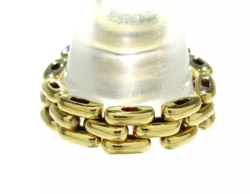 Chopard Happy Diamond 18KT Yellow Gold Ring Size 5