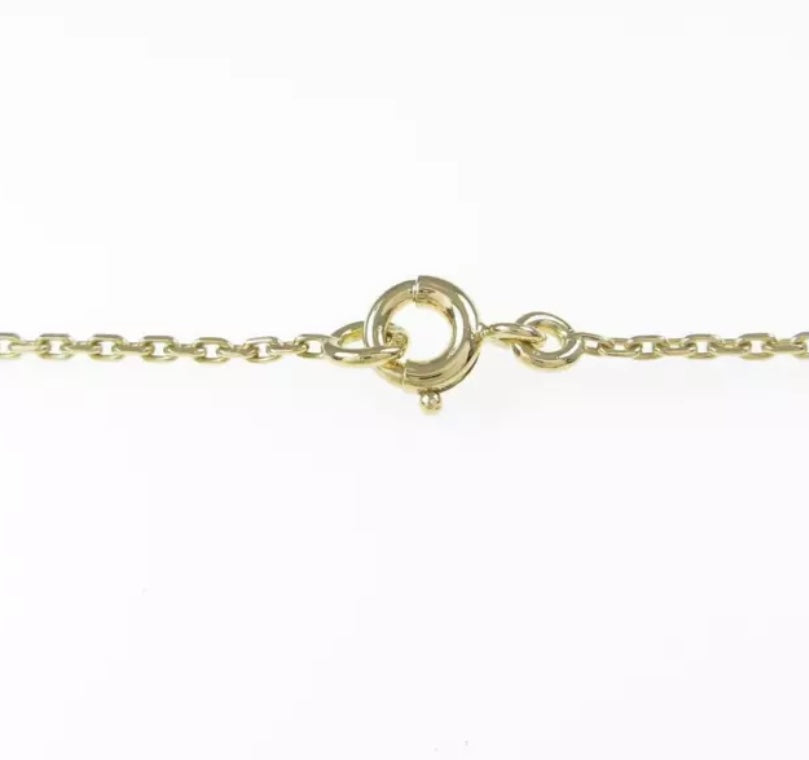 Van Cleef & Arpels Diamond Vintage Alhambra Yellow Gold Necklace