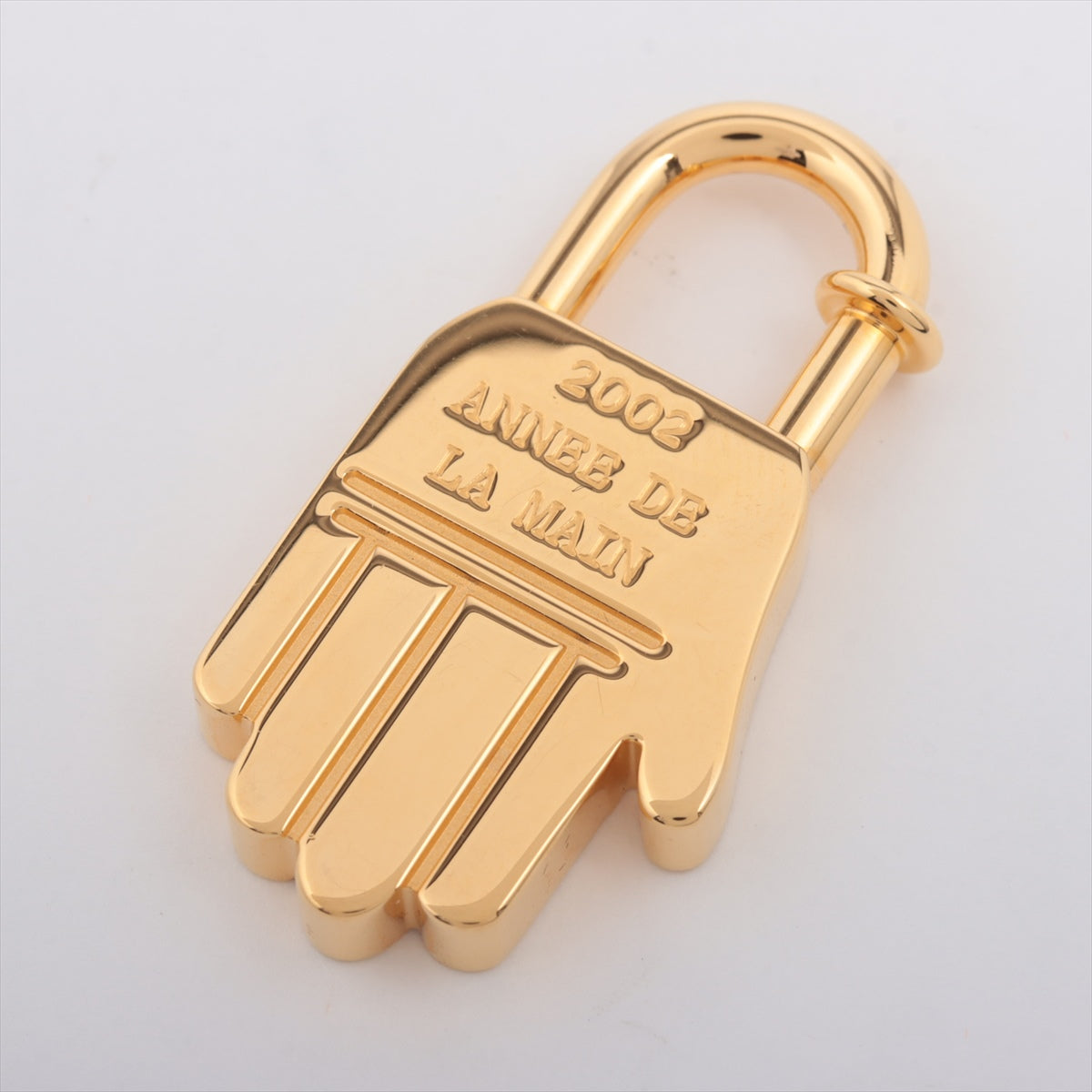Hermès Gold Anne De La Main 2002 Cadena Padlock