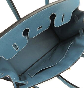 Hermès Birkin Bleu Jean Togo Leather w/ GHW