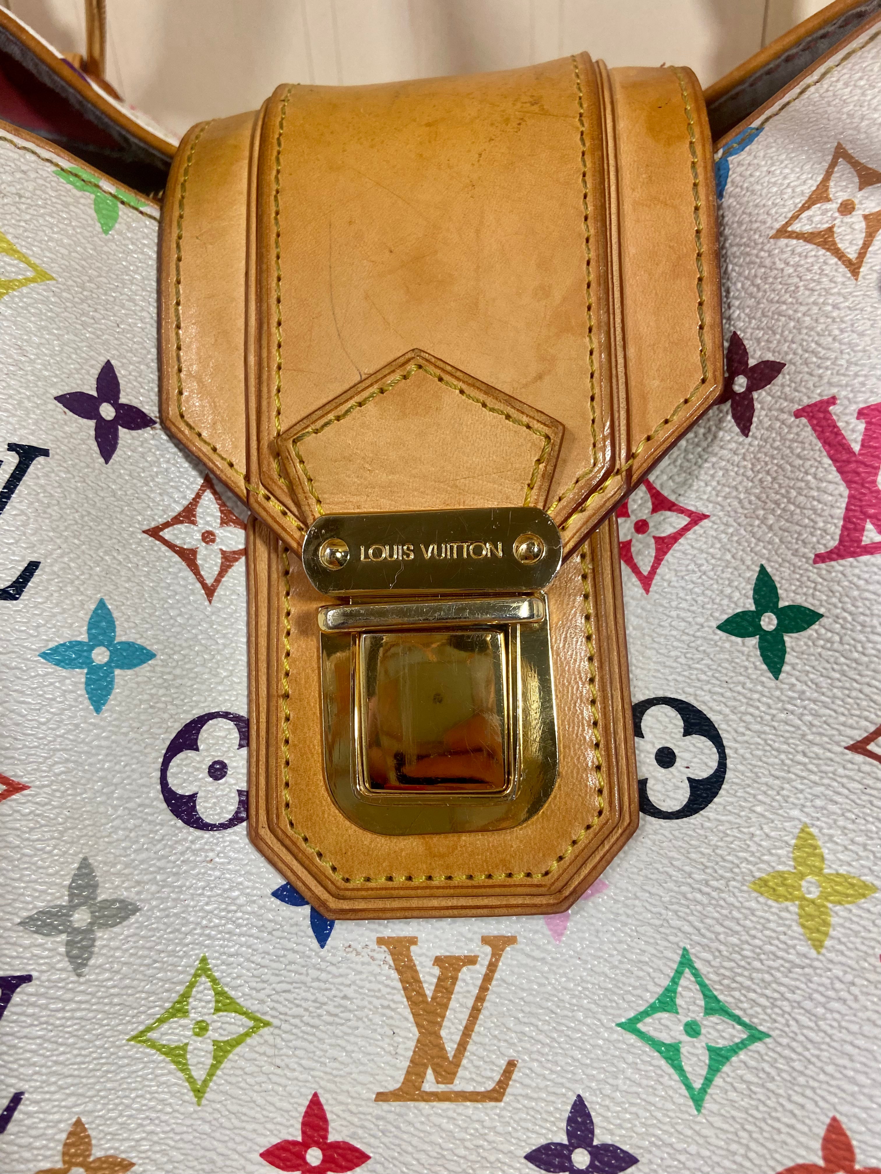 Louis Vuitton Murakami Multicolor Monogram Canvas Greeta Handbag