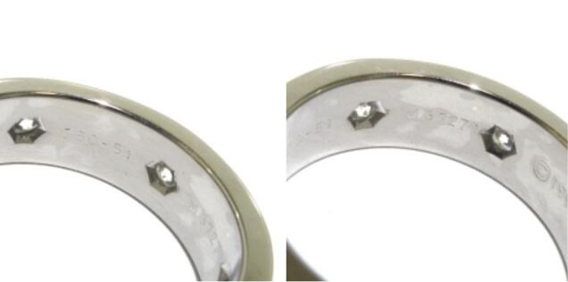 Sale! Cartier Full Diamond Love Ring 18KT White Gold #51/ US 5.5
