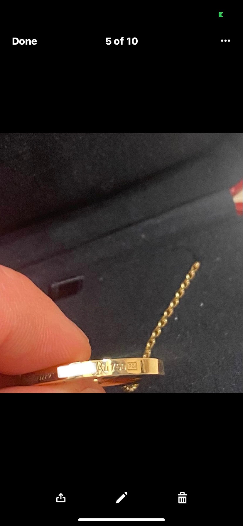 Cartier 18Kt Yellow Gold Love Necklace