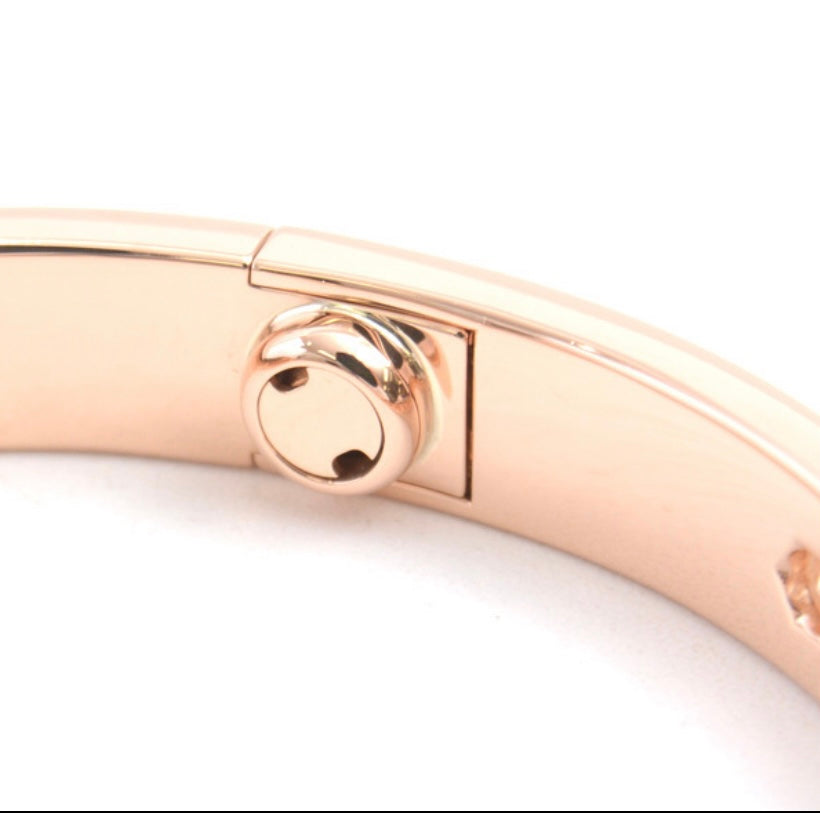 Cartier 10 Diamond 18KT Love Bracelet w/ Certificate, Size 16