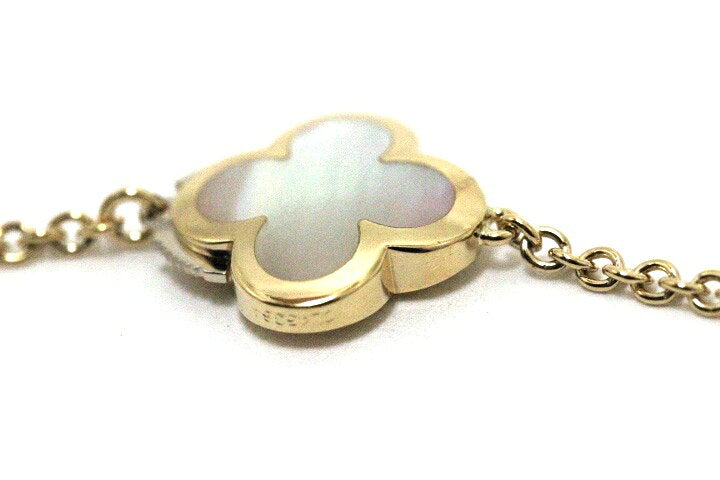 Van Cleef & Arpels Pure Alhambra Mother of Pearl 9 Motif Necklace