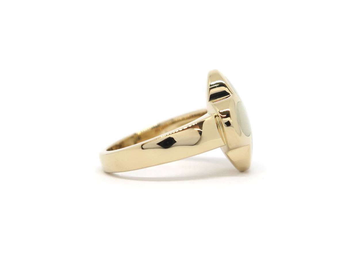 Van Cleef & Arpels Mother of Pearl Pure Alhambra 18Kt Yellow Gold Ring