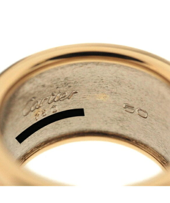 Cartier Walking Panthere 18KT White & Yellow Gold Ring Size 5