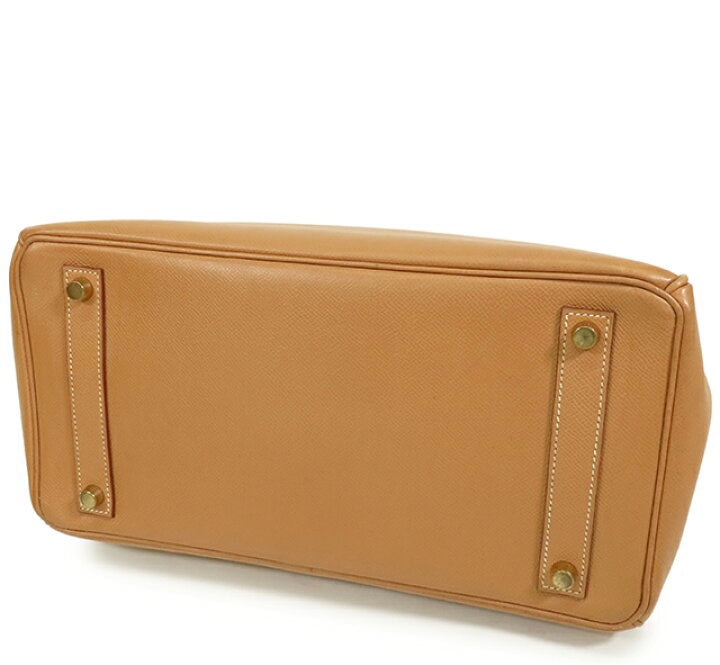 Hermès Birkin 32 Golden Brown Togo Leather Bag