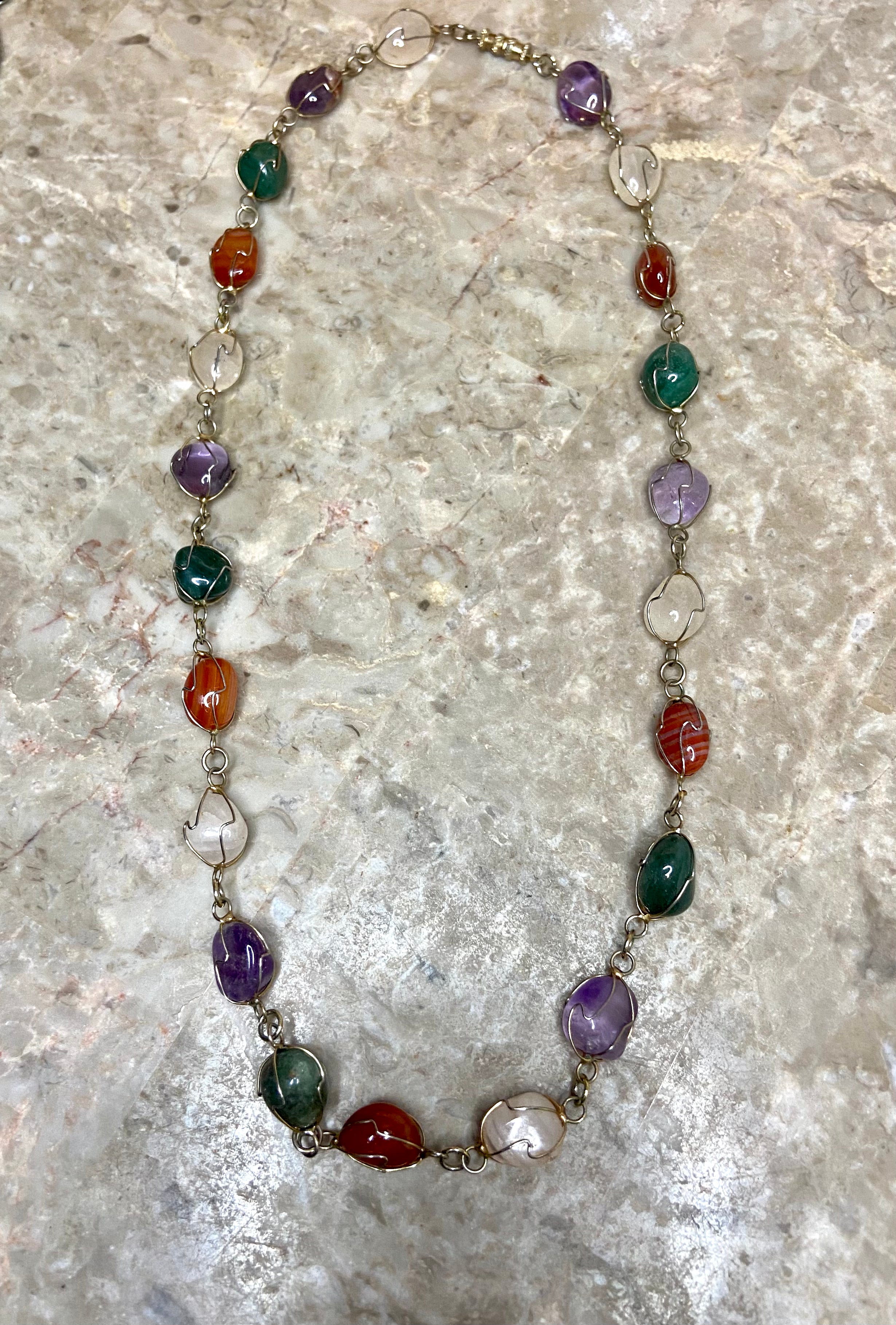 Bundle of Natural Stone Jewelry, Pendants, Turquoise, Amethyst, Druzy Reseller, Misc