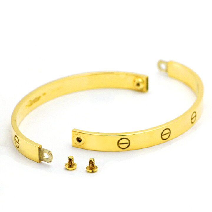Cartier 18KT Yellow Gold Love Bracelet Size 19