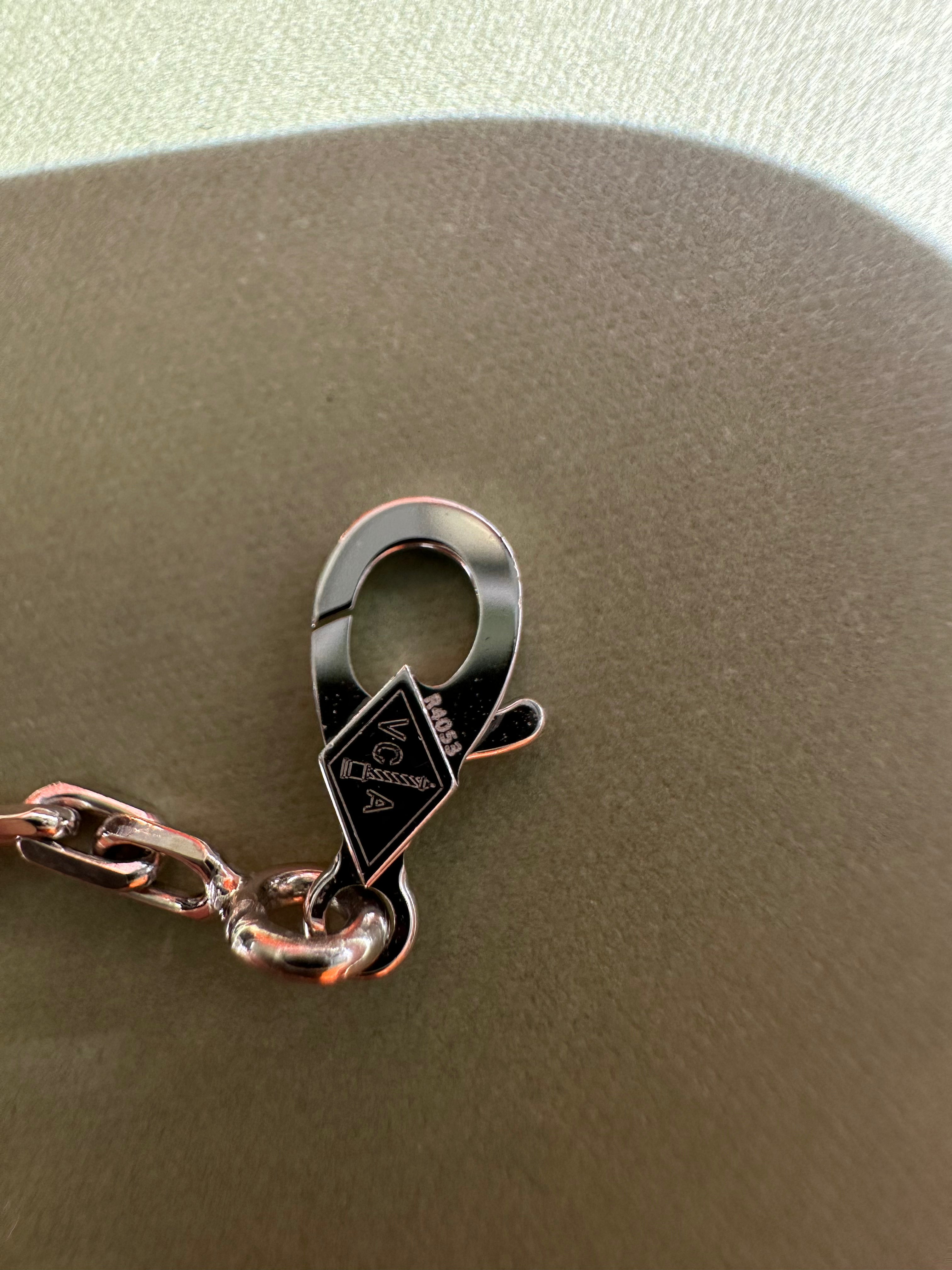 Van Cleef & Arpels Diamond-Paved Magic Alhambra 5-Motif Bracelet