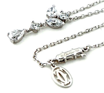 Cartier High-Jewelry 1.70ct Diamond Blossom 18KT White Gold Necklace