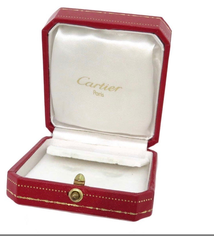 Cartier 2C de Cartier Logo Diamond 18KT Trinity Gold Earrings