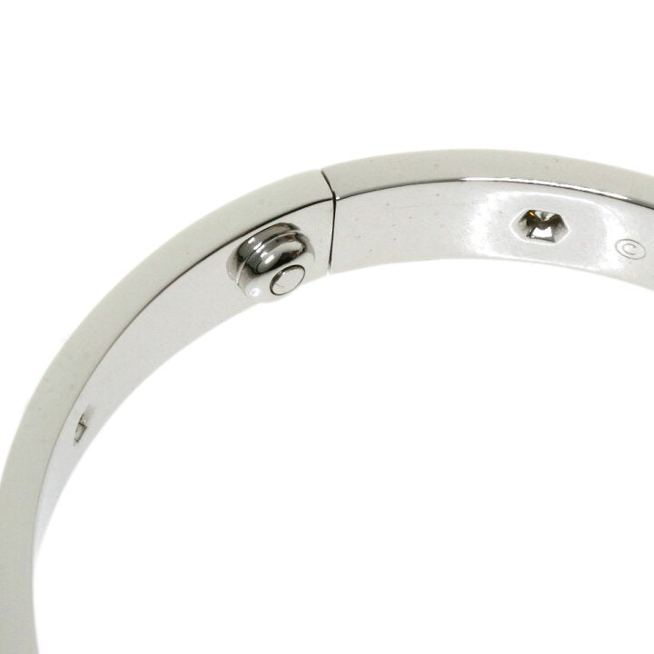 Cartier 10 Diamond 18KT White Gold Love Bracelet Size 16